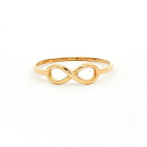 anillo oro amarillo simbolo infinito