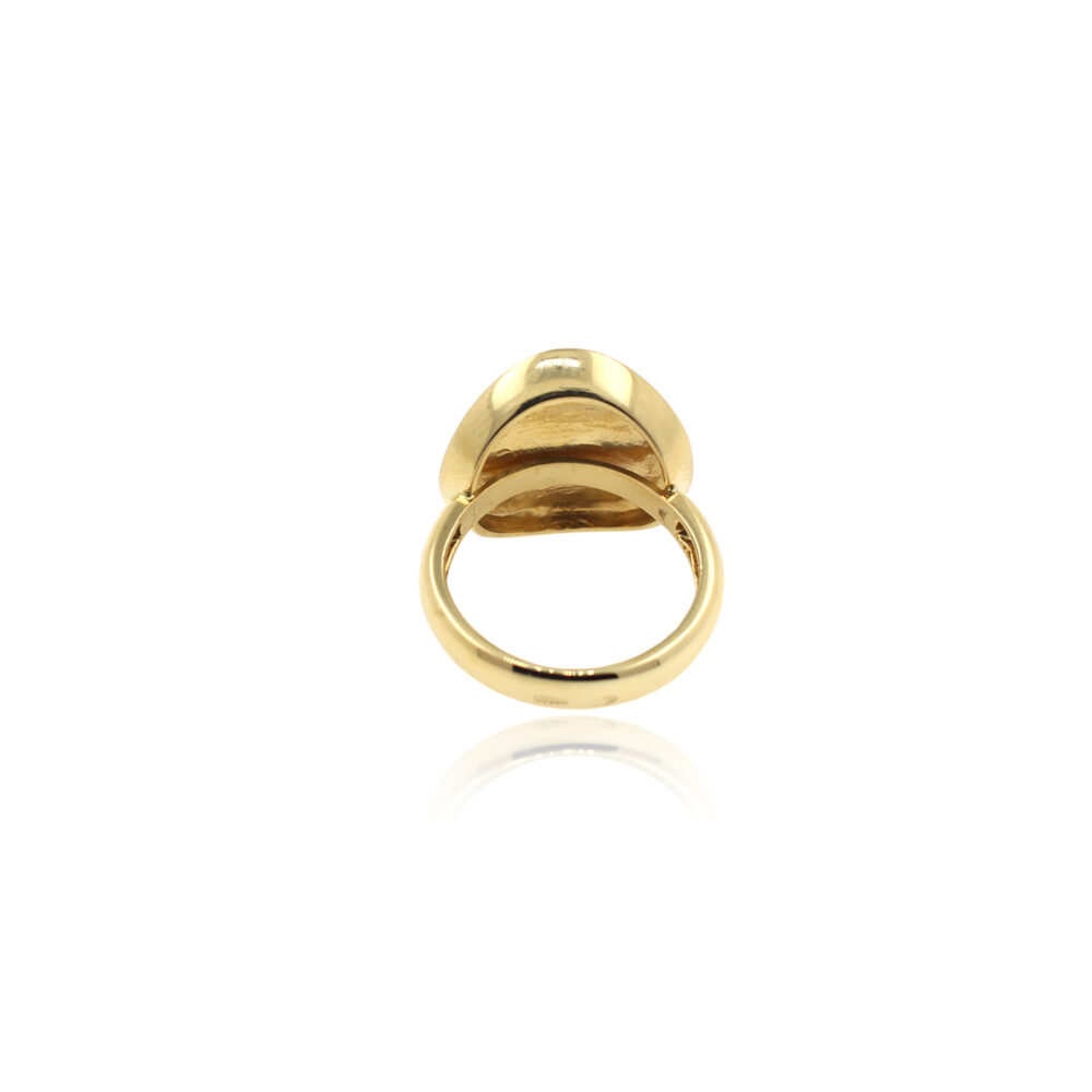 Anillo Ondulado Oro Amarillo - Imagen 3