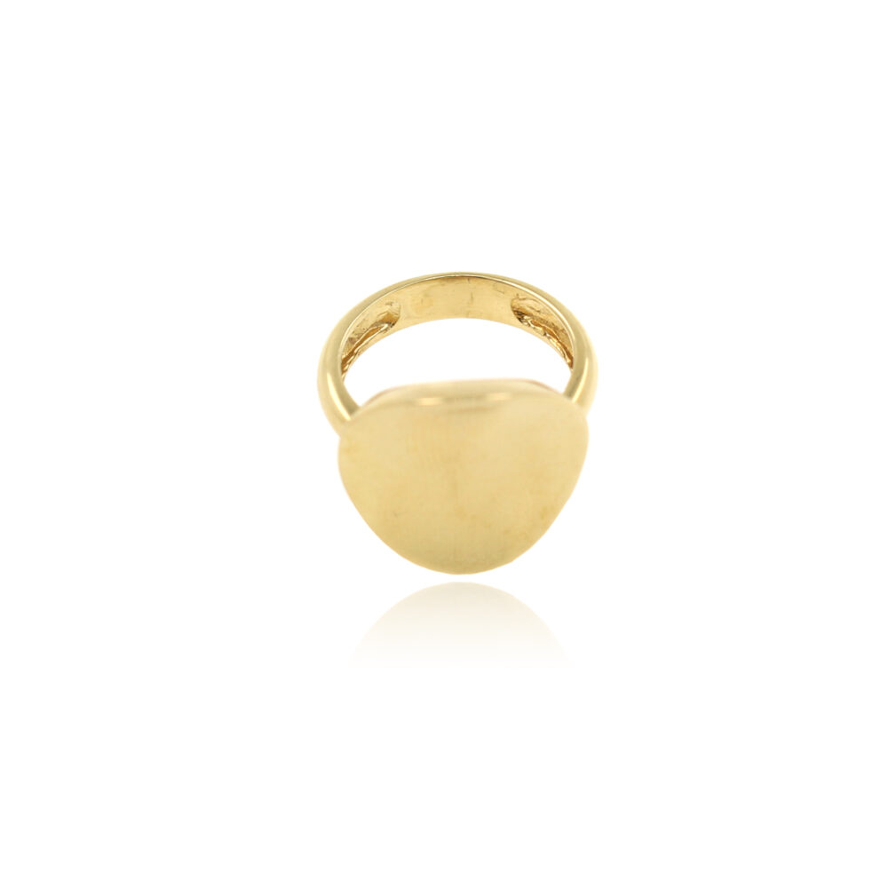 Anillo Ondulado Oro Amarillo - Imagen 2