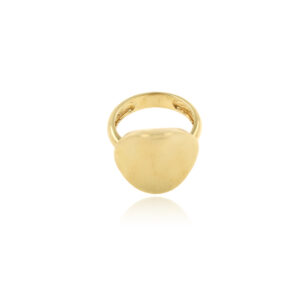 Anillo Ondulado Oro Amarillo