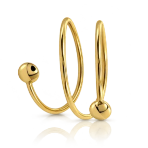Anillo Oro Amarillo Espiral