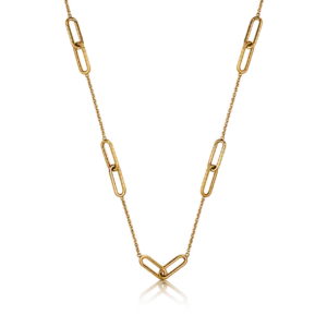 Gargantilla Collar con Eslabones Oro Amarillo
