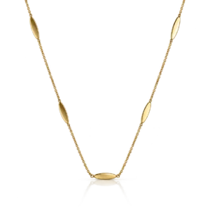 Gargantilla Collar Oval Fino Oro Amarillo