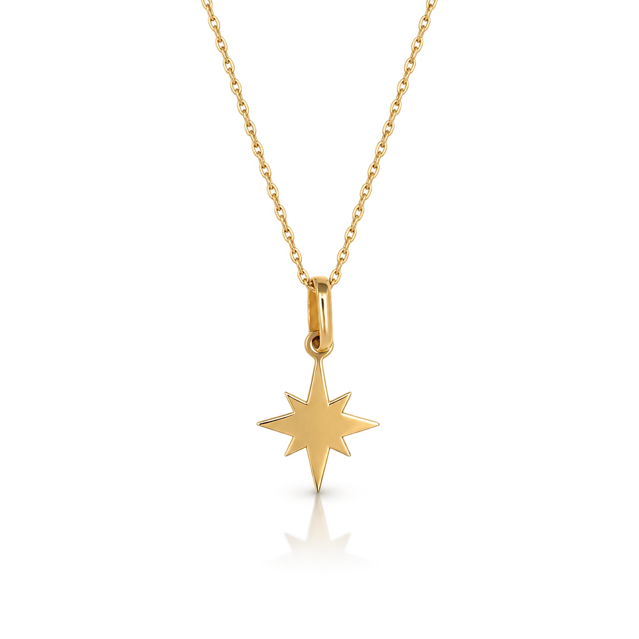 Gargantilla Estrella Polar Oro Amarillo