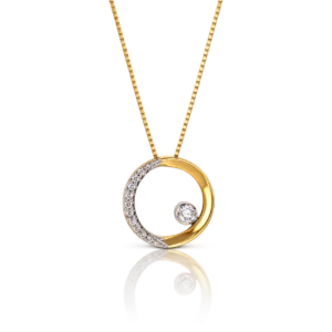 Gargantilla Oro Amarillo con Diamantes 0 05ct