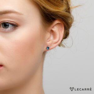 PENDIENTES TOPACIO LONDON BLUE LeCarré