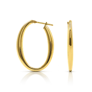 Pendientes de Aro Electroforming Oval