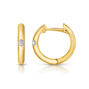 Pendientes de Aro en Oro y Diamantes