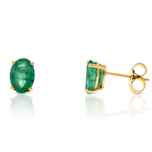 Pendientes Esmeralda Oval