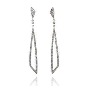 Pendientes Largos con Diamantes