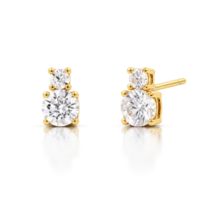 Pendientes Oro Circonita
