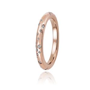 Alianza Oro Rosa Diamantes