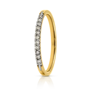 Anillo Compromiso Media Alianza Diamantes 0 10ct