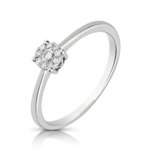 Anillo de Compromiso Invisible Diamantes 0,08ct