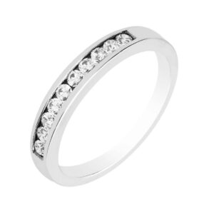Anillo de Compromiso Media Alianza Diamantes 0,25ct