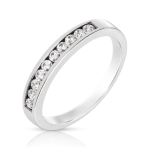 Anillo de Compromiso Media Alianza Diamantes 0,25ct