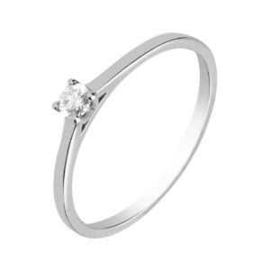 Anillo de Compromiso Solitario con Diamante 0,11ct