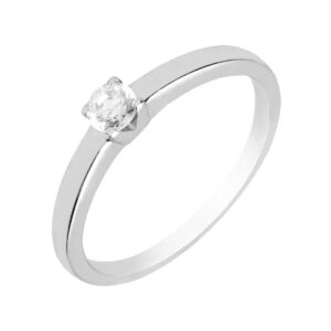 Anillo de Compromiso Solitario con Diamante 0,15ct