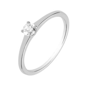 Anillo de Compromiso Solitario con Diamante 0,20 Ct