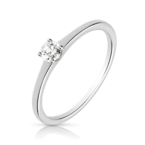Anillo de Compromiso Solitario con Diamante 0,20 Ct