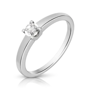 Anillo de Compromiso Solitario con Diamante 0,25ct