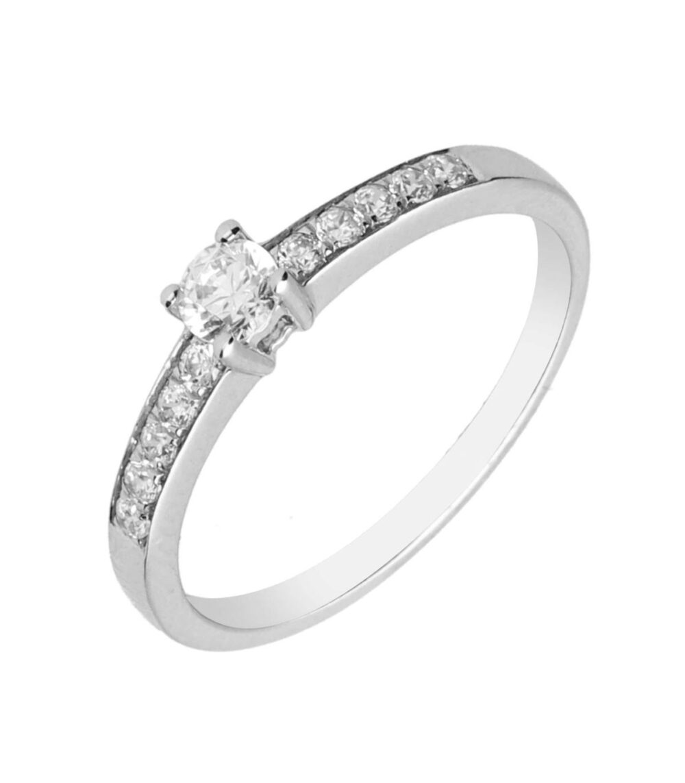 Anillo de Compromiso Diamante 0 30ct