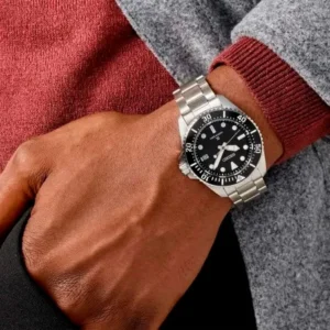 reloj seiko para hombre esfera negra diver