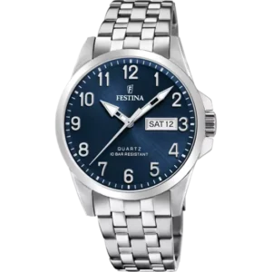 reloj festina f20357_c hombre con esfera azul