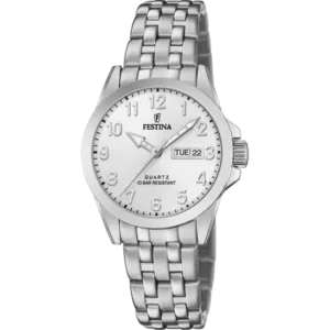 reloj festina f20455_3 esfera blanca con movimiento de cuarzo