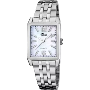 reloj lotus cuarzo mujer l18985_1 con esfera blanca nacar