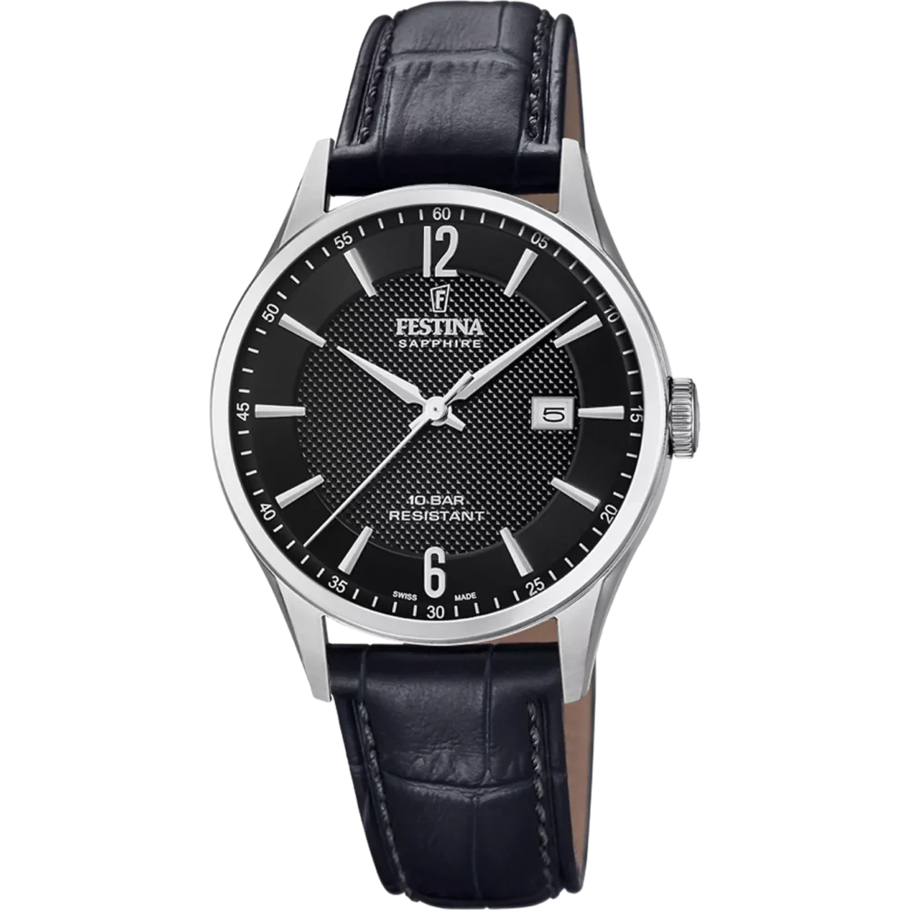 Reloj Festina Swiss hombre f20007/4 negro caballero