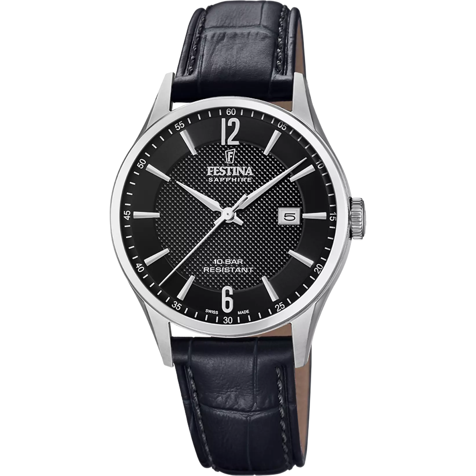 Reloj Festina Swiss hombre f20007/4 negro caballero