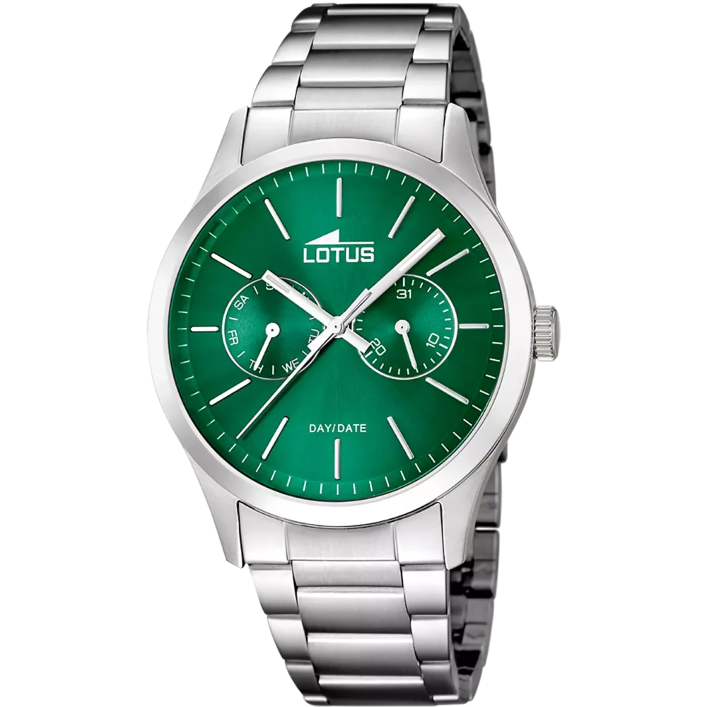 Lotus 15954/E caballero multifunción esfera verde