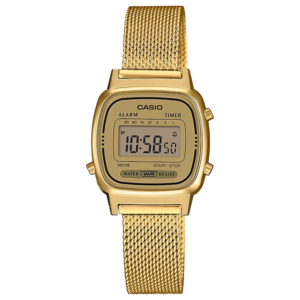 reloj casio malla milanesa