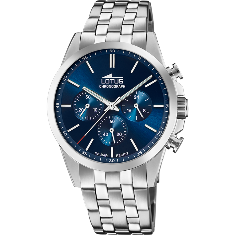 Reloj lotus esfera azul