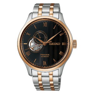 Reloj SEIKO Presage Automático Acero plateado Bicolor rose SSA466J1