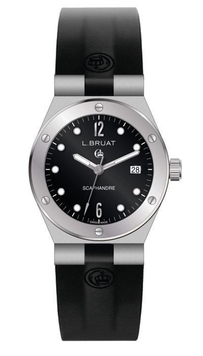 reloj lbruat 1309 negro 36mm
