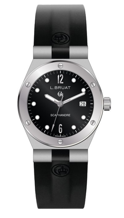 reloj lbruat 1309 negro 36mm