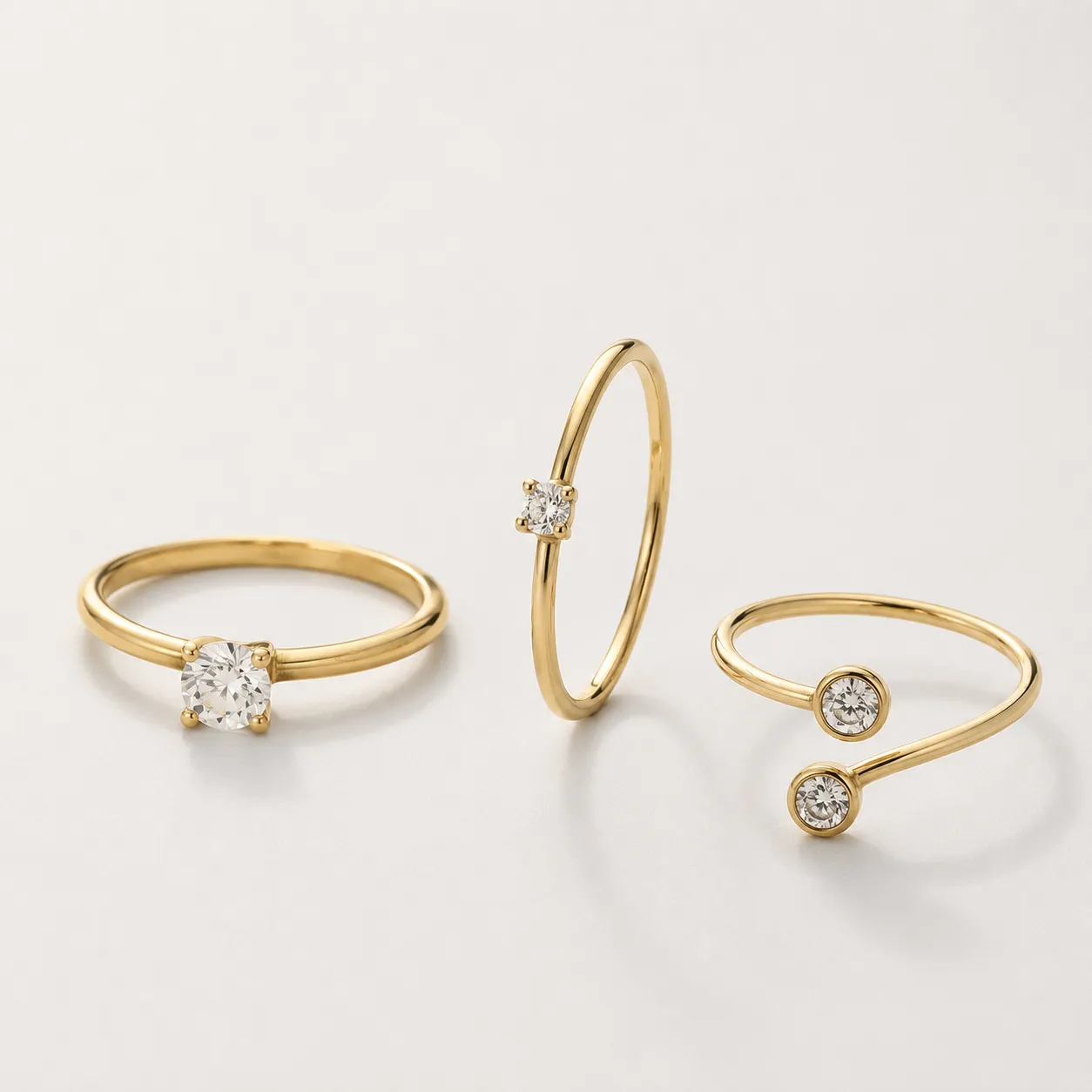 La elegancia del oro amarillo