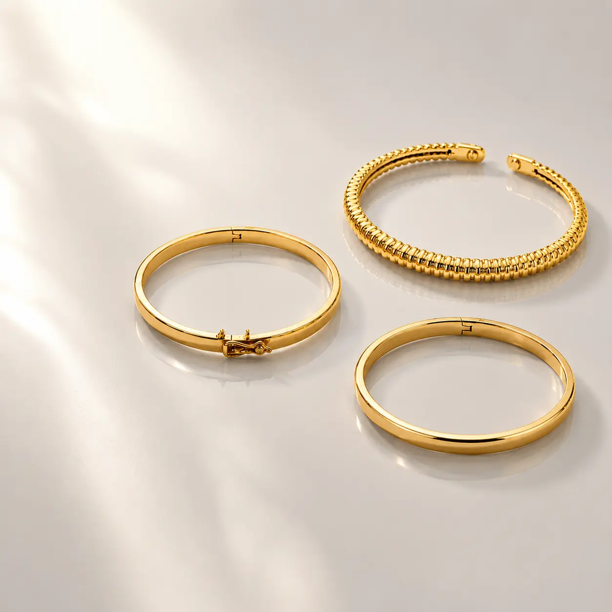 modelos-de-esclavas-de-oro-amarillo-7019 Pulseras