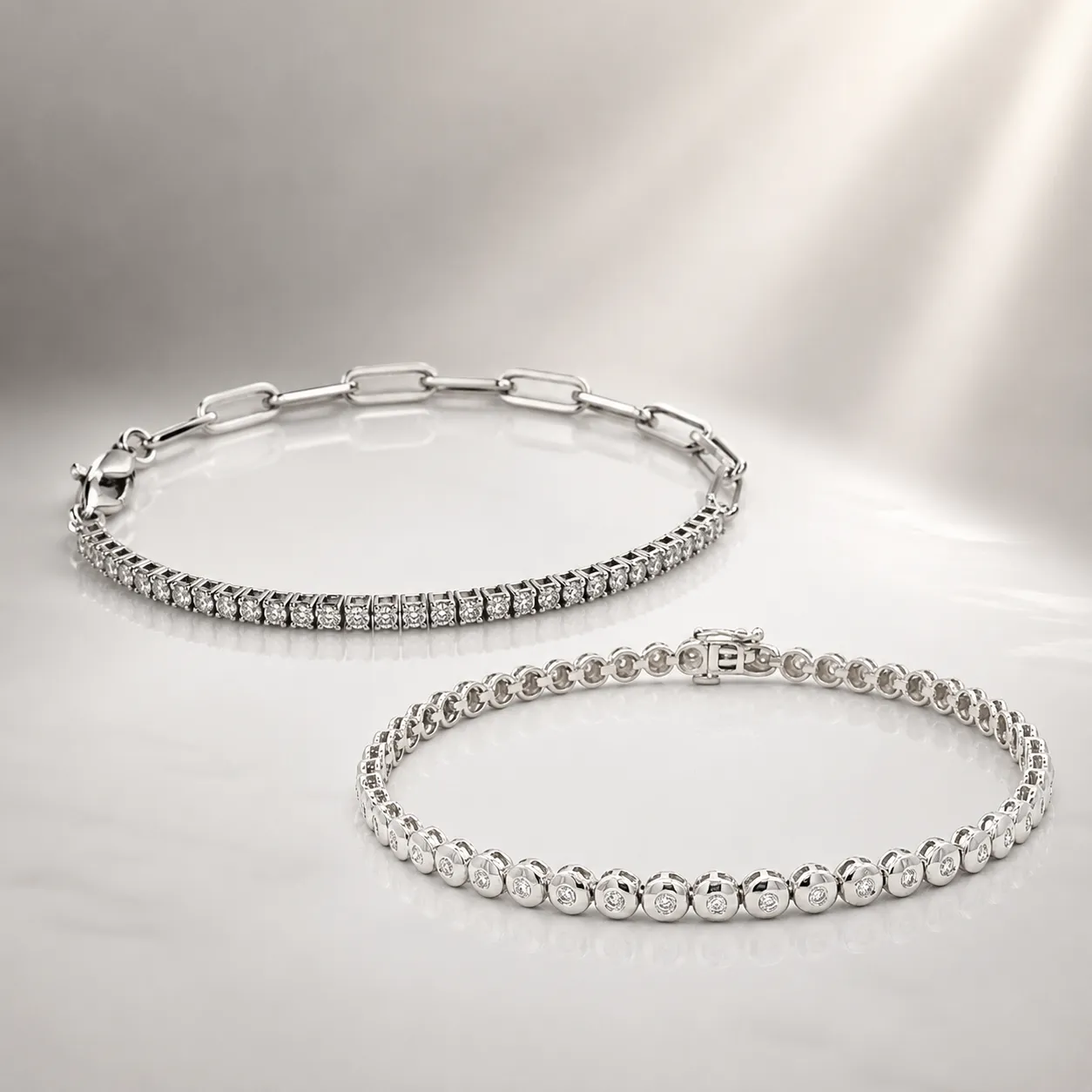 pulsera-riviere-de-oro-blanco-con-brillantes-7010 Pulseras