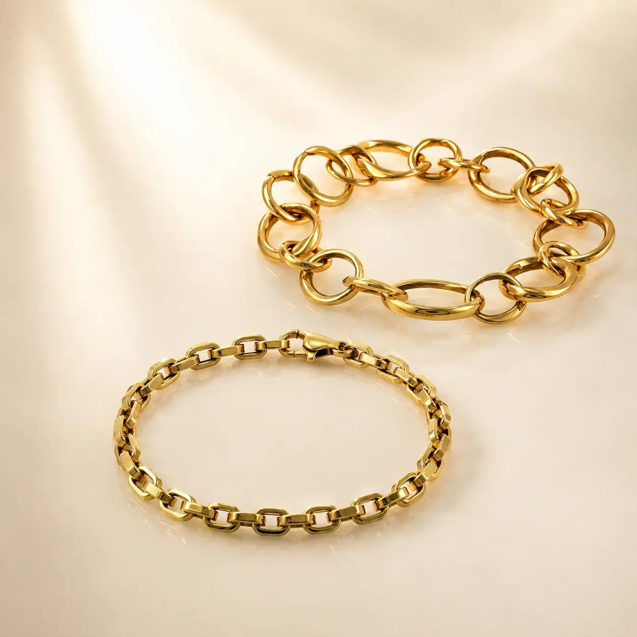 Pulseras de oro amarillo para cualquier ocasión